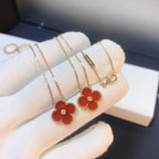 ¡®Imperial¡¯CLOVER 15MM DIAMOND CARNELIAN NECKLACE