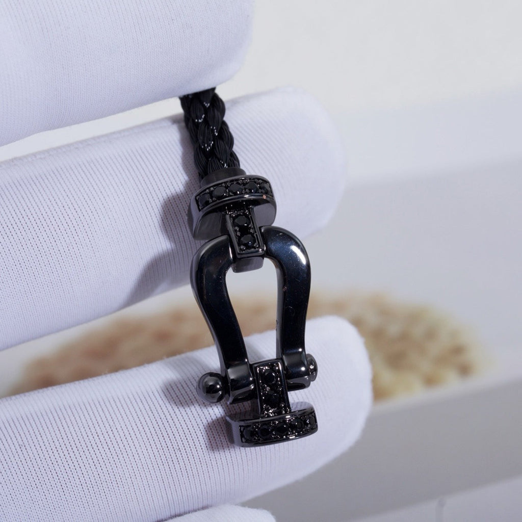 ¡®Imperial¡¯FORCE LARGE SERIES HORSESHOE BLACK SAMURAI BRACELET