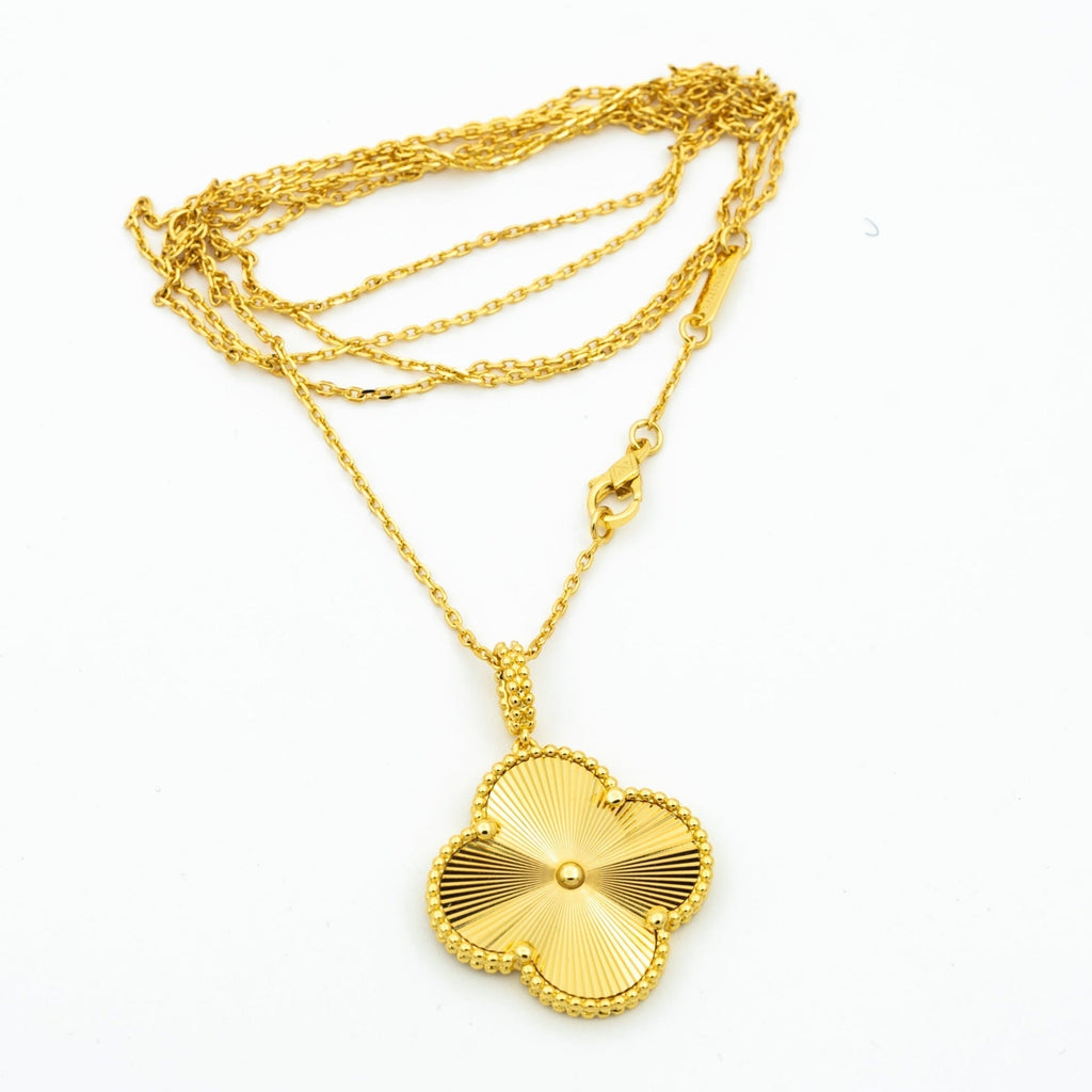 ¡®Imperial¡¯CLOVER 25MM PEDANT NECKLACE GOLD