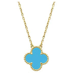 ¡®Imperial¡¯CLOVER 15MM VINTAGE TURQUOISE NECKLACE
