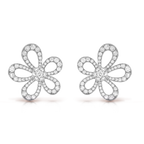 [Imperial] FRIVOLE ROSÉGOLD BLUMEN-DIAMANT-HALSKETTE