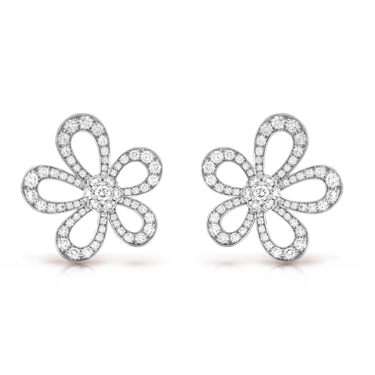 [Imperial] FRIVOLE ROSÉGOLD BLUMEN-DIAMANT-HALSKETTE