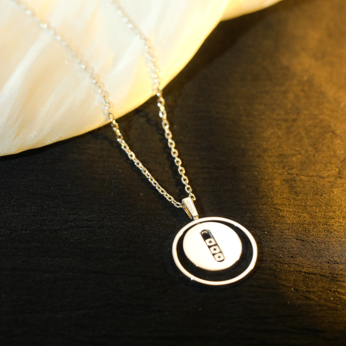 [Imperial] MOVE MM SILVER DIAMOND NECKLACE