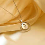 [Imperial] MOVE MM SILVER DIAMOND NECKLACE
