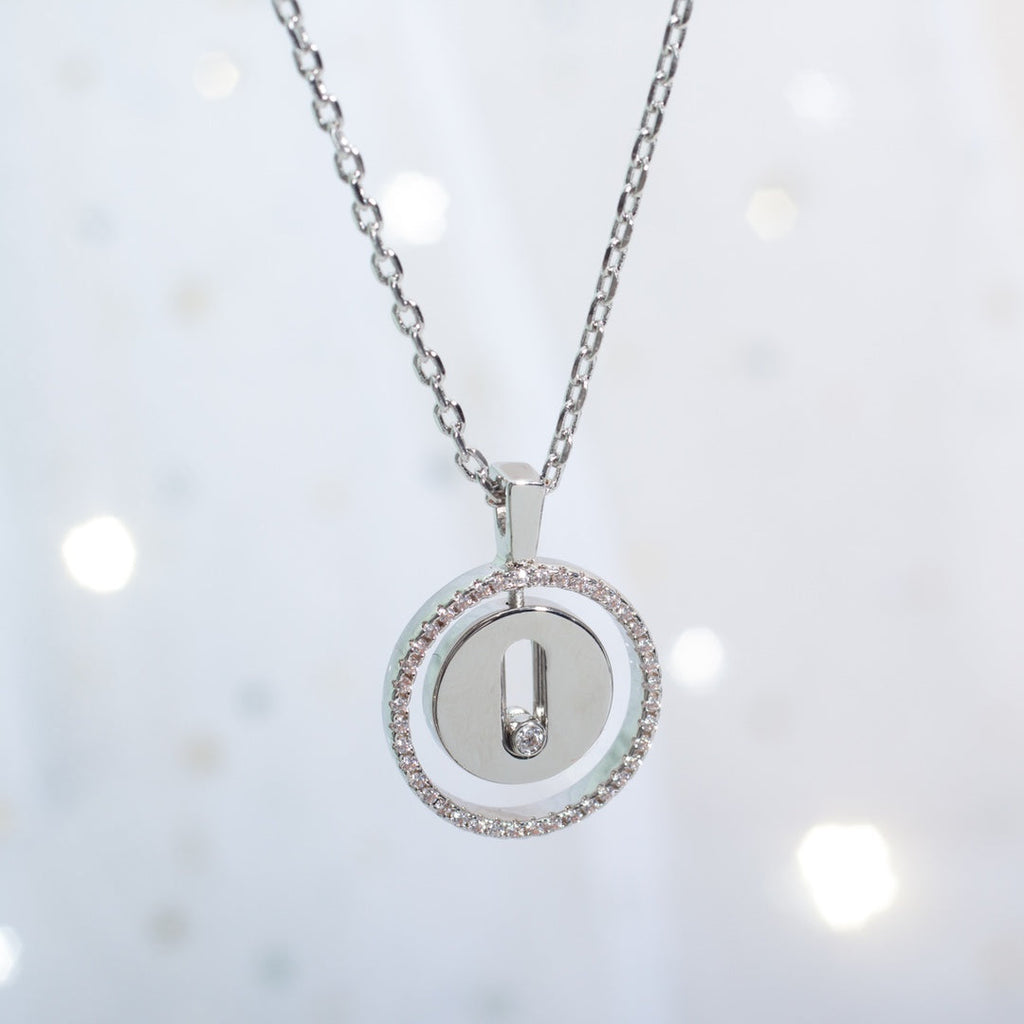 [Imperial] MOVE PM NECKLACE SILVER DIAMOND