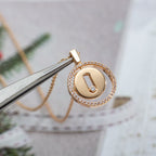 [Imperial] MOVE PM NECKLACE PINK GOLD DIAMOND