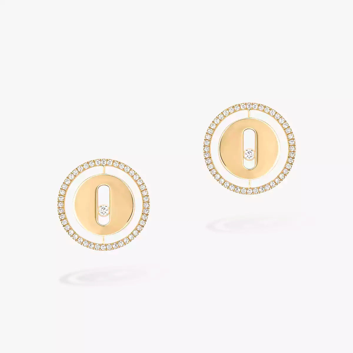 [Imperial Jewelrys]Lucky Move Diamond Earrings