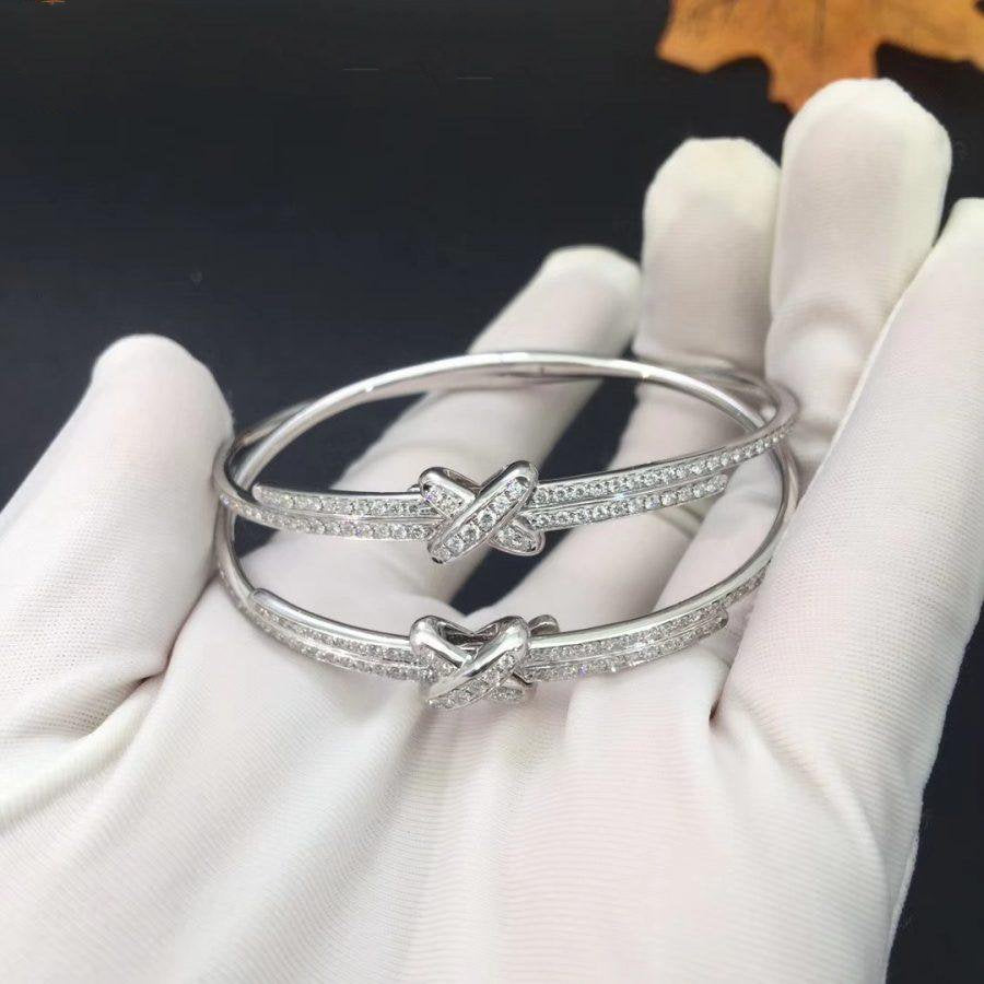 ¡®Imperial¡¯JEUX DE BRACELET DIAMONDS SILVER