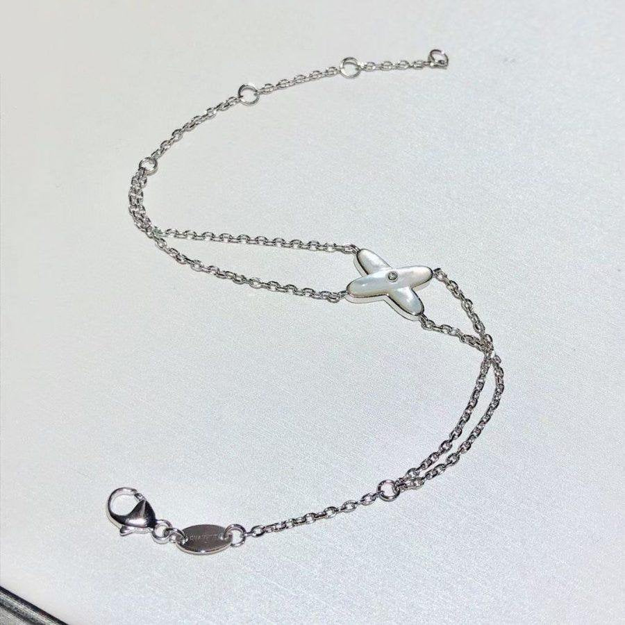 ¡®Imperial¡¯JEUX BRACELET WHITE MOP SILVER 1 DIAMOND