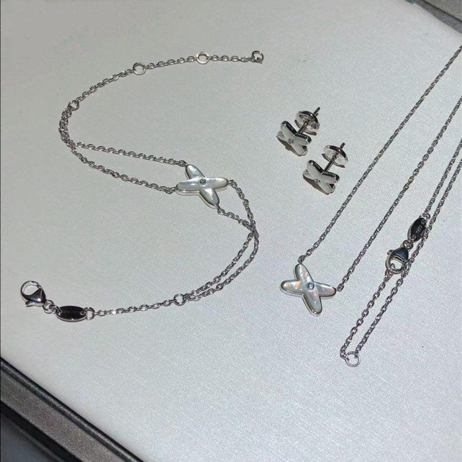 ¡®Imperial¡¯JEUX BRACELET WHITE MOP SILVER 1 DIAMOND