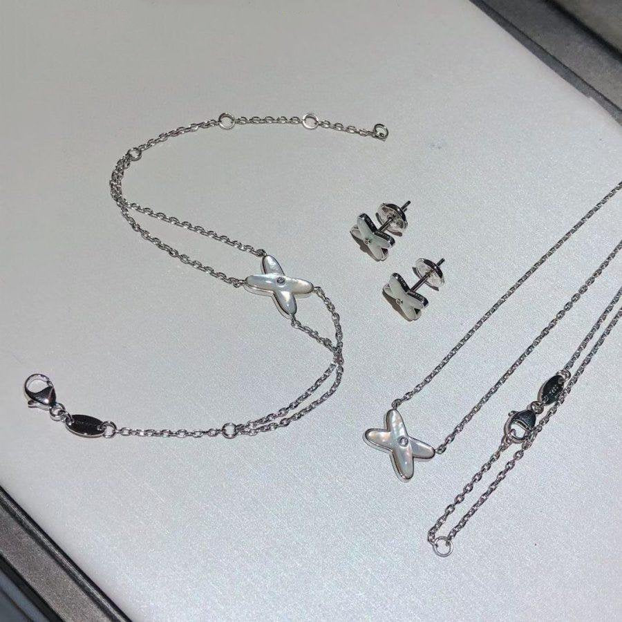 ¡®Imperial¡¯JEUX BRACELET WHITE MOP SILVER 1 DIAMOND