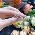 ¡®Imperial¡¯JEUX DE SILVER DIAMOND EARRINGS