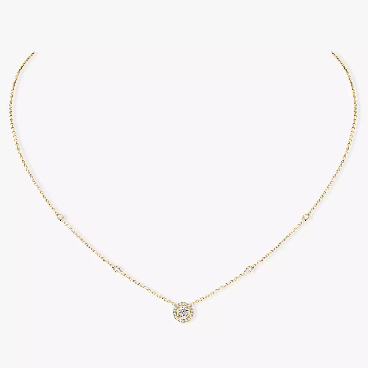 [Imperial] Diamond Necklace 0,20ct Brilliant Shape Joy