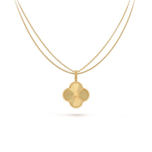¡®Imperial¡¯CLOVER 25MM PEDANT NECKLACE GOLD