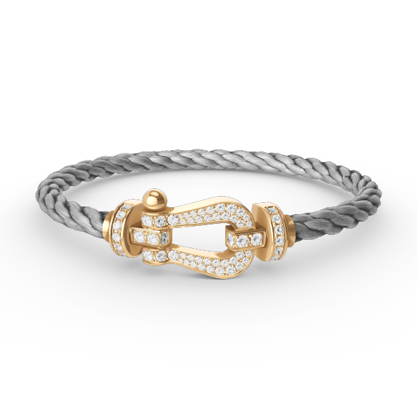 ¡®Imperial¡¯FORCE LARGE HORSESHOE FULL DIAMOND BRACELET GOLD