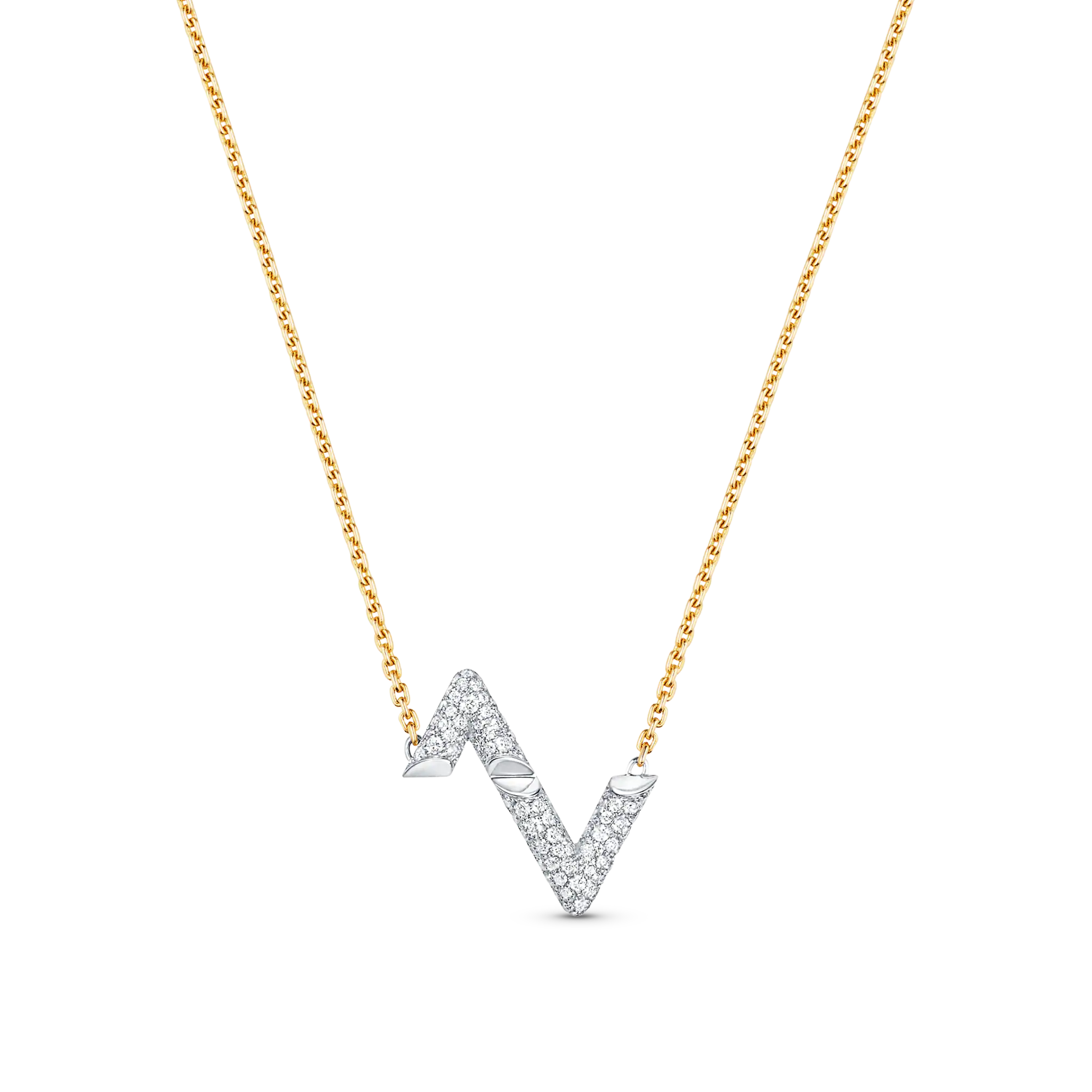 ¡®Imperial¡¯VOLT SILVER DIAMOND PEDANT NECKLACE