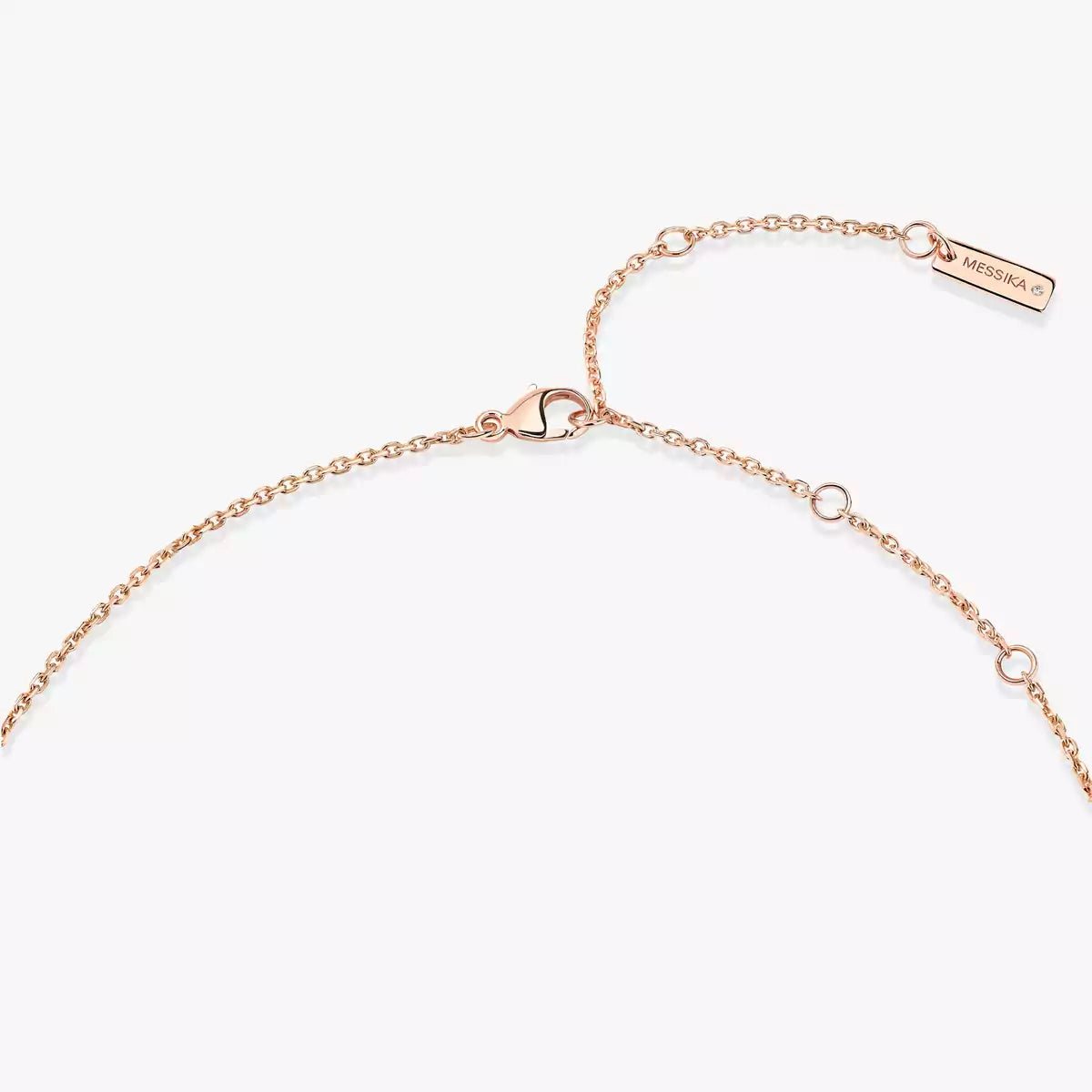 [Imperial Jewelrys]Lucky Eye Diamond Necklace in Rose Gold and Turquoise