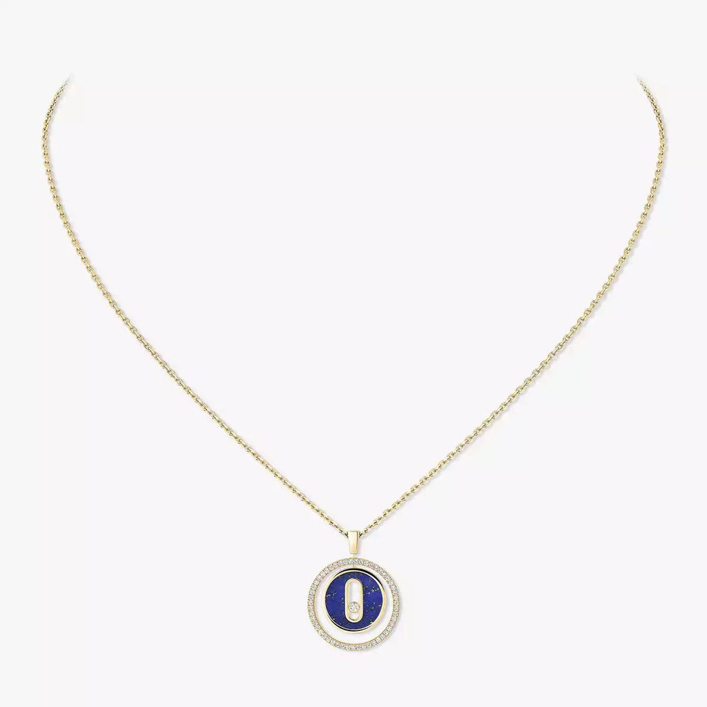[Imperial Jewelrys]Lucky Move Diamond Necklace in Rose Gold and White Mother-of-Pearl