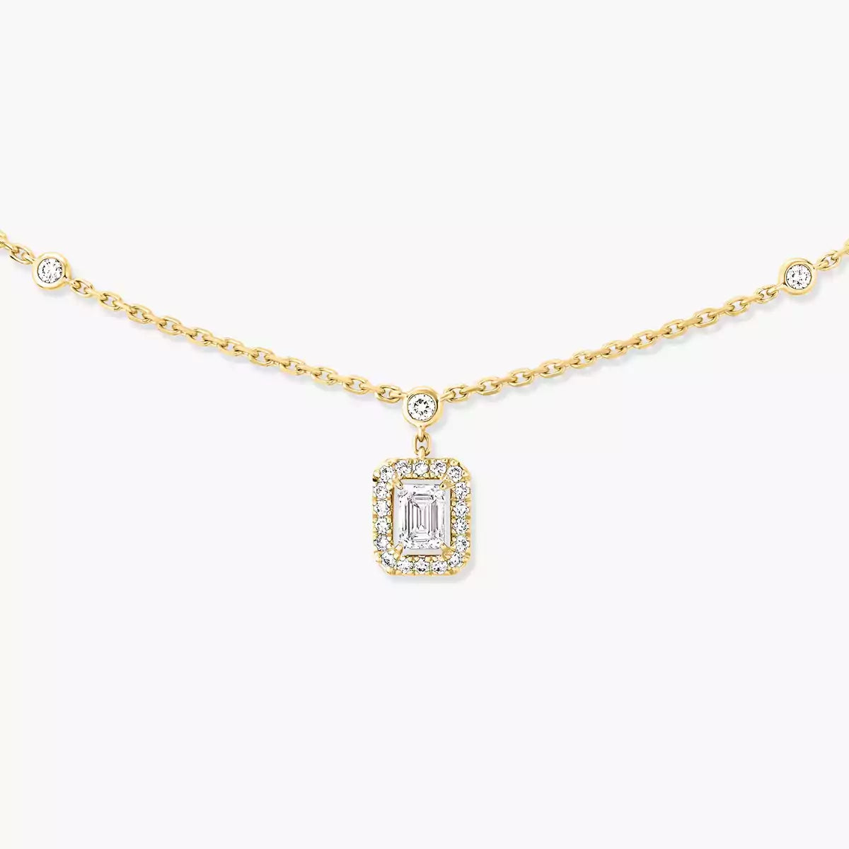 [Imperial] My Twin Diamond Necklace in Silver