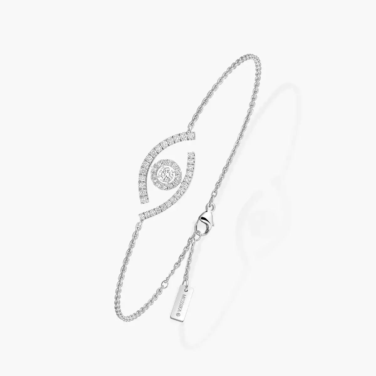 [Imperial Jewelrys]幸運の目パヴェダイヤモンドブレスレット