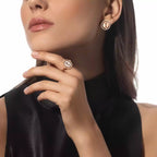 [Imperial Jewelrys]Lucky Move Diamond Earrings