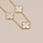 ¡®Imperial¡¯CLOVER  5 MOTIF WHITE MOP BRACELET