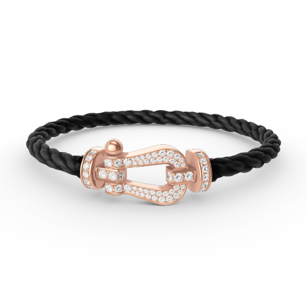 ¡®Imperial¡¯FORCE LARGE HORSESHOE FULL DIAMOND BRACELET ROSE GOLD