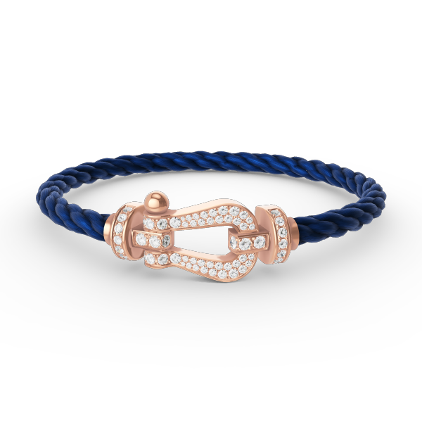 ¡®Imperial¡¯FORCE LARGE HORSESHOE FULL DIAMOND BRACELET ROSE GOLD