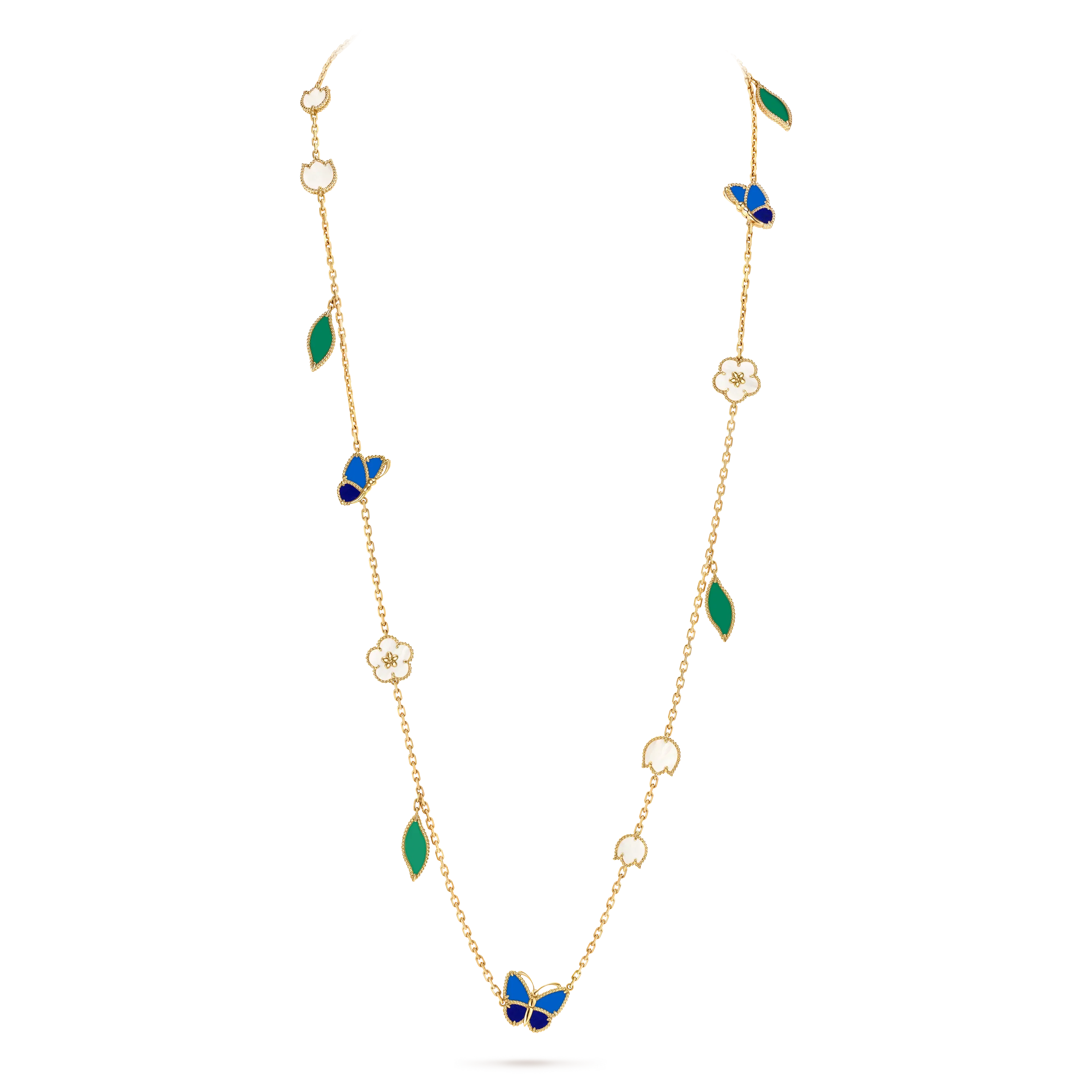 [Imperial] 26 NEW CLOVER 15 MOTIFS LUCKY NECKLACE