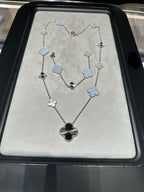 [¡®Imperial¡¯] 25 NEW CLOVER 15 MOTIFS PURPLE CHALCEDONY