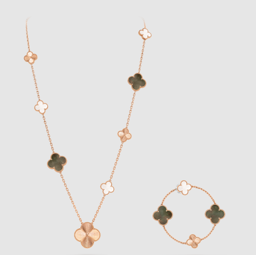 [¡®Imperial¡¯] 25 NEW CLOVER 15 MOTIFS GRAY MOTHER-OF-PEARL