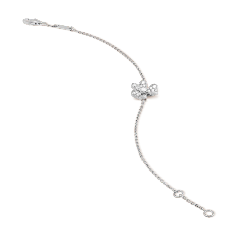 ¡®Imperial¡¯FRIVOLE SILVER FLOWER DIAMOND BRACELET