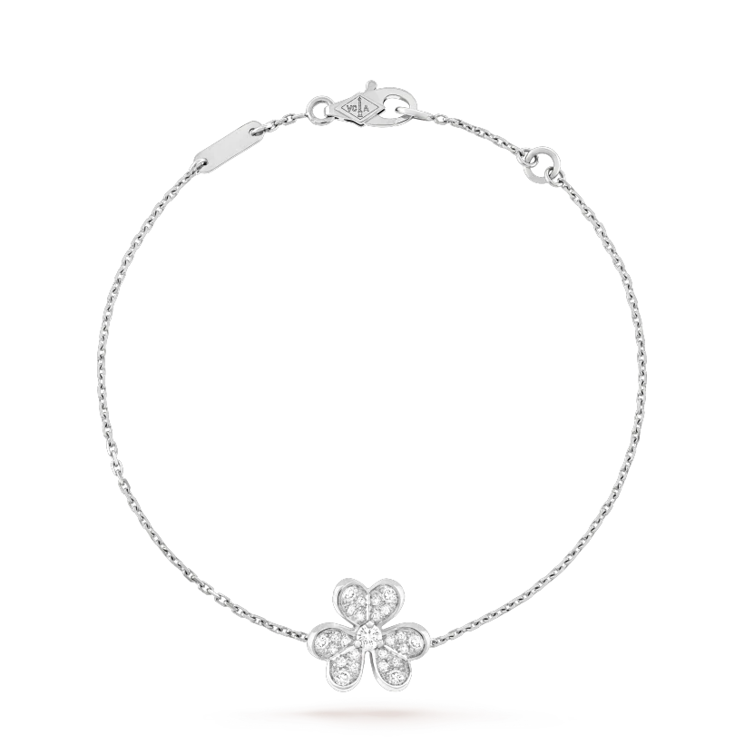 ¡®Imperial¡¯FRIVOLE SILVER FLOWER DIAMOND BRACELET