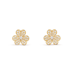 ¡®Imperial¡¯FRIVOLE GOLD FLOWER DIAMOND EARRINGS