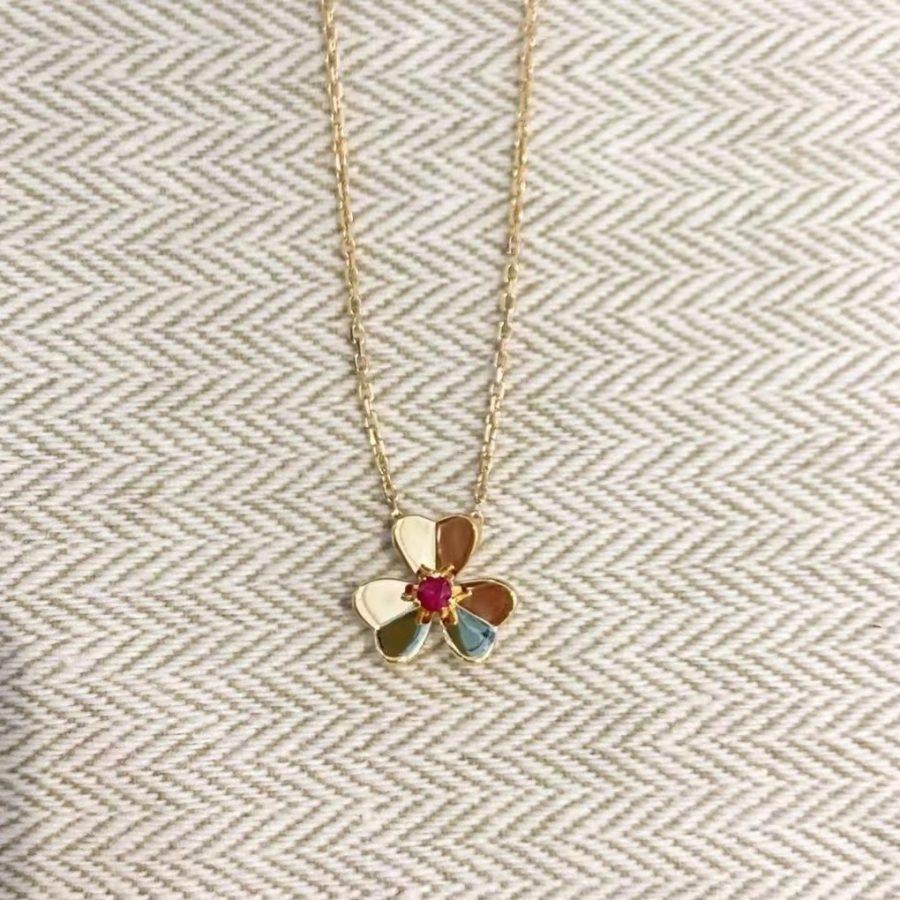 ¡®Imperial¡¯FRIVOLE GOLD FLOWER NECKLACE