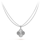 ¡®Imperial¡¯CLOVER 25MM SILVER BIG CLOVER NECKLACE
