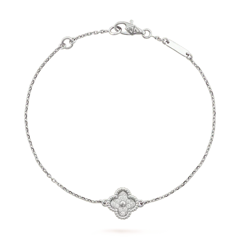 ¡®Imperial¡¯CLOVER  SINGLE FLOWER BRACELET SILVER