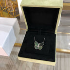 ¡®Imperial¡¯LARGE BUTTERFLY SILVER PENDANT DIAMOND NECKLACE