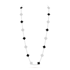 [Imperial] CLOVER 20 MOTIVE MALACHIT DIAMANTENKETTE