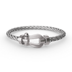 ¡®Imperial¡¯FORCE LARGE HORSESHOE NO DIAMOND BRACELET SILVER
