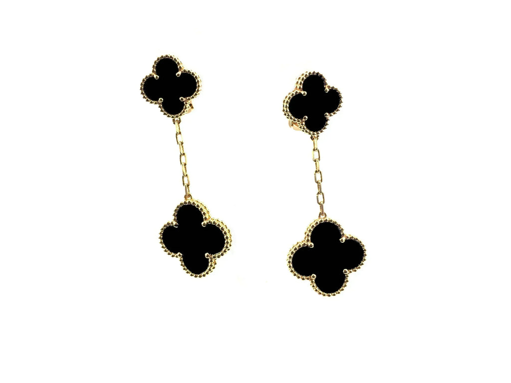 ¡®Imperial¡¯CLOVER 2 MOTIFS  EARRINGS (MULTIPLE CHOICESC