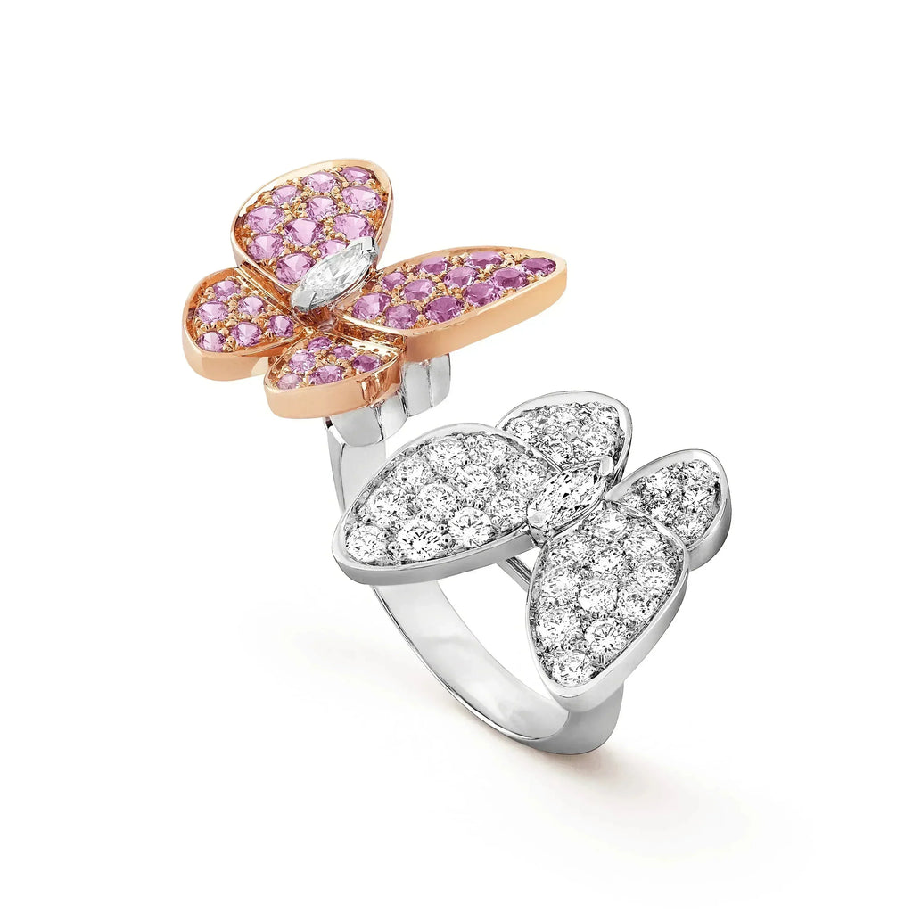 ¡®Imperial¡¯TWIN BUTTERFLY DIAMOND RING