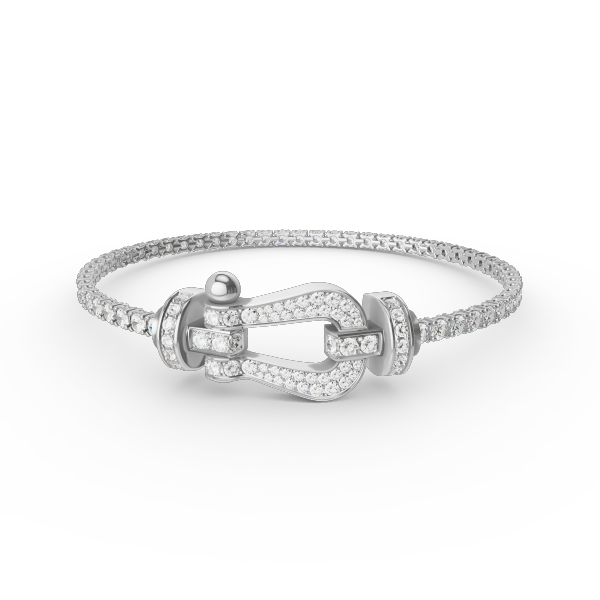 ¡®Imperial¡¯FORCE  LARGE HORSESHOE FULL DIAMOND TENNIS BRACELET